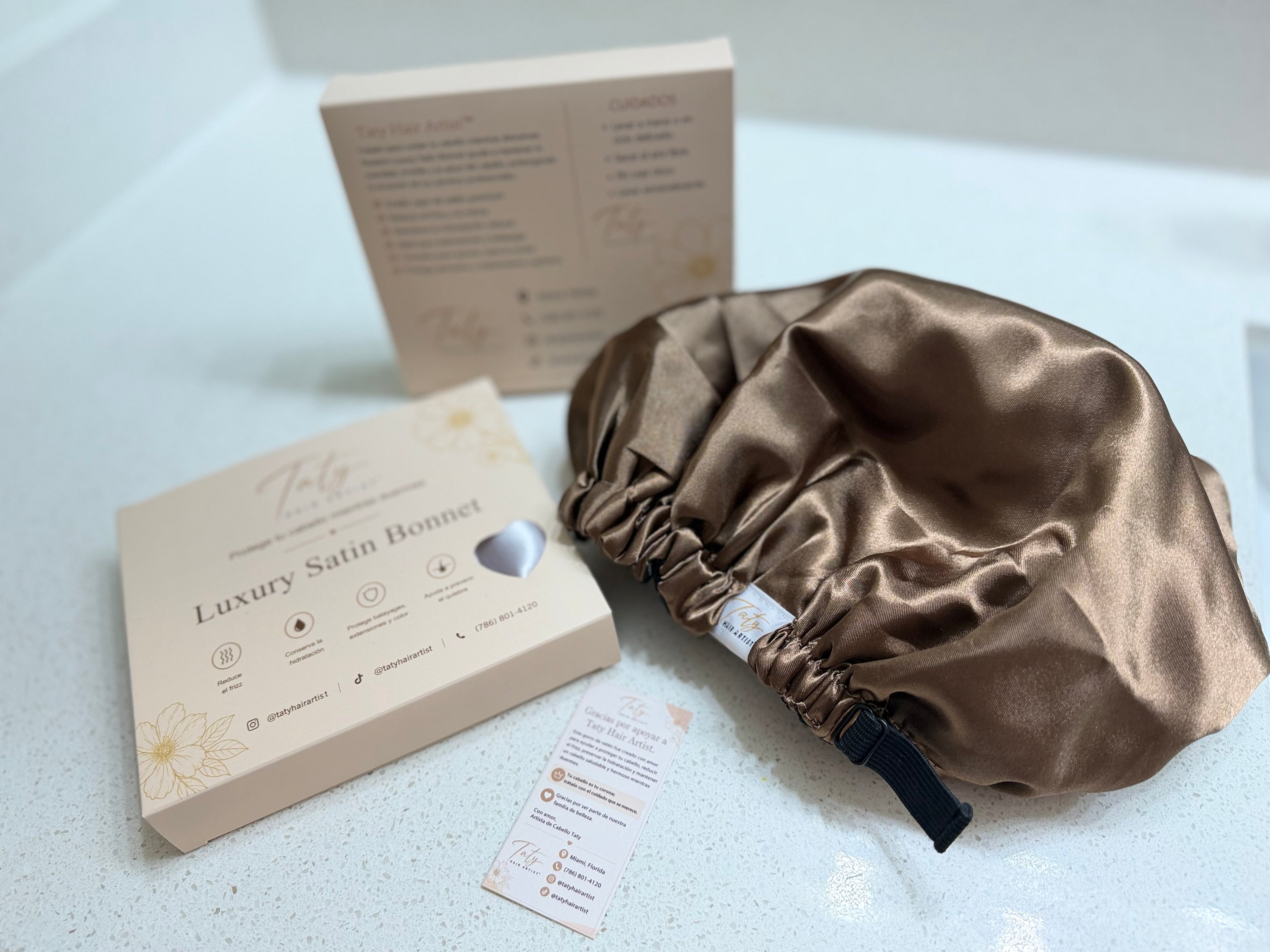 Luxury Satin Bonnet / Taty Hair Artist